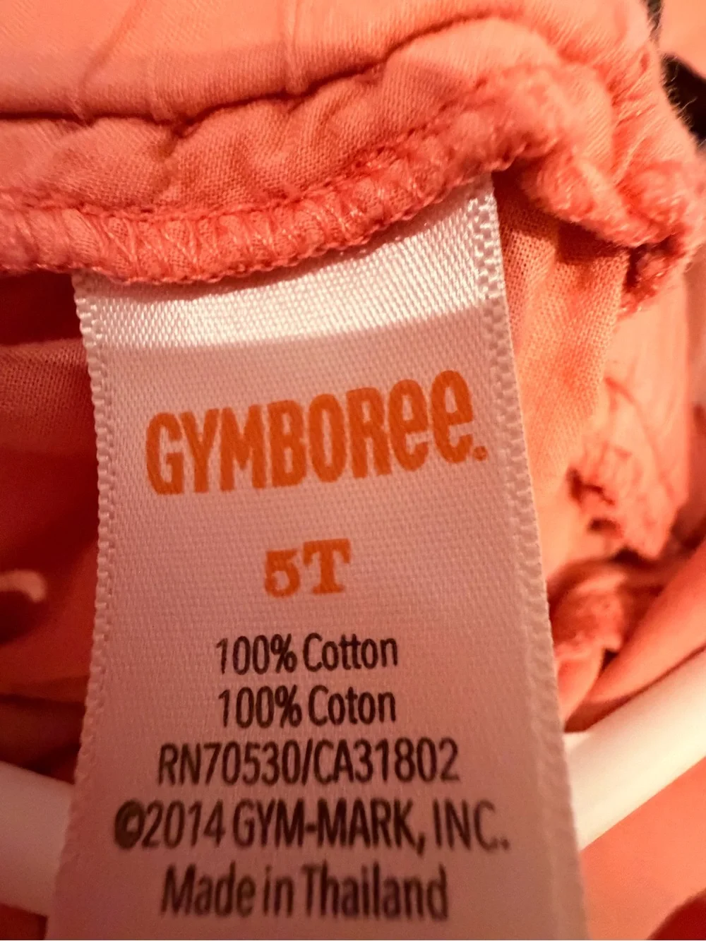 Gymboree Coral/Pink One-Piece (5T)